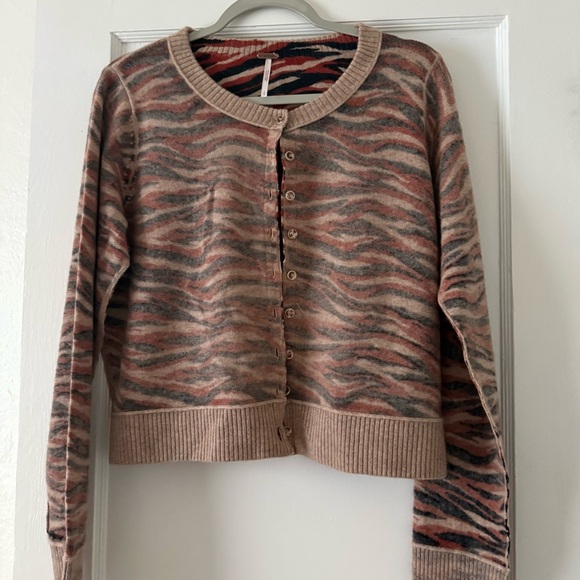 Free People Nocturnal Cardi Print - Picture 1 of 4